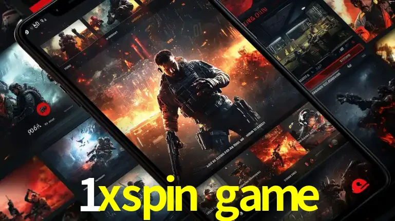 Tela de um celular exibindo uma galeria de jogos de tiro com temática militar, mostrando a variedade de e-sports disponíveis para apostas na plataforma de entretenimento 1xspin game.